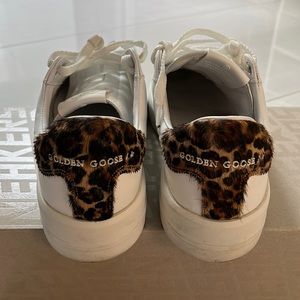 Golden Goose Pure Star Leather Leopard Size 37